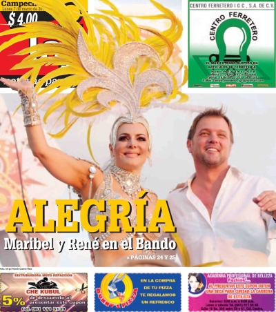 Portada de Periódico Campeche La I Noticias Para Mí,<p>Portada de Periódico Campeche La I Noticias Para Mí<br></p>