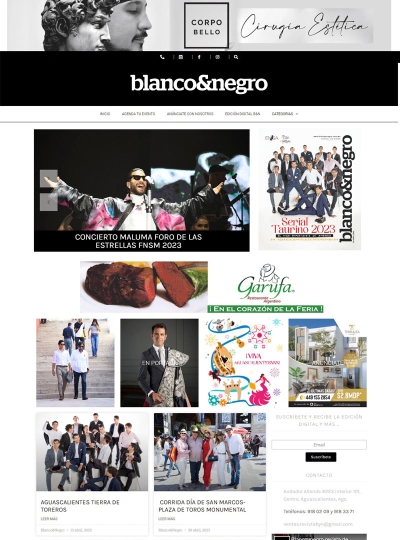 Portada blancoynegro.com.mx